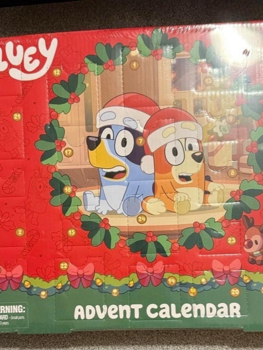 Bluey Mini Figure Advent Calendar 24 Gifts